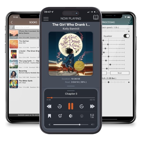 Download fo free audiobook The Girl Who Drank the Moon by Kelly Barnhill and listen anywhere on your iOS devices in the ListenBook app.