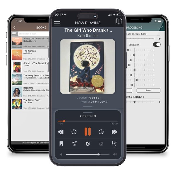 Download fo free audiobook The Girl Who Drank the Moon (Winner of the 2017 Newbery Medal) by Kelly Barnhill and listen anywhere on your iOS devices in the ListenBook app.