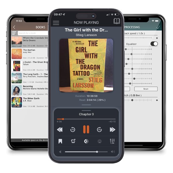 Download fo free audiobook The Girl with the Dragon Tattoo by Stieg Larsson and listen anywhere on your iOS devices in the ListenBook app.