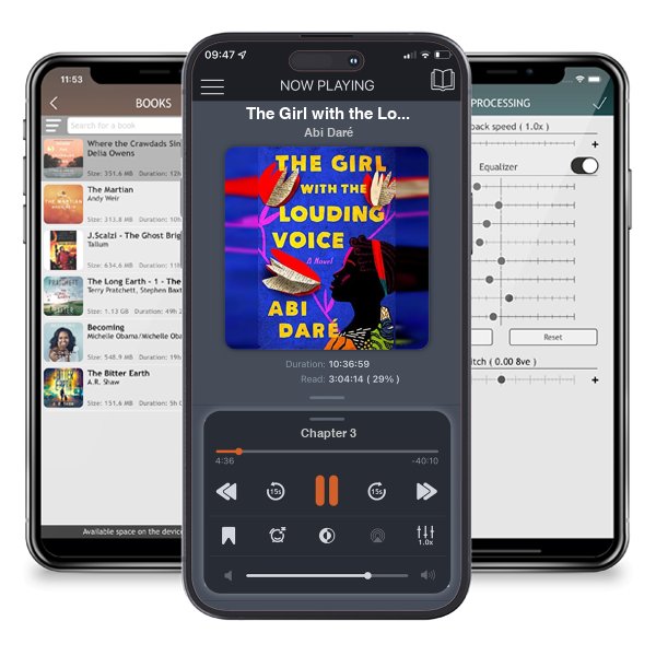 Download fo free audiobook The Girl with the Louding Voice by Abi Daré and listen anywhere on your iOS devices in the ListenBook app.