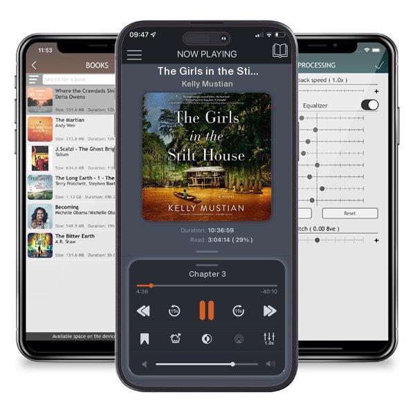 Download fo free audiobook The Girls in the Stilt House by Kelly Mustian and listen anywhere on your iOS devices in the ListenBook app.