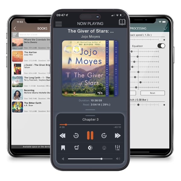 Download fo free audiobook The Giver of Stars: Reese's Book Club (a Novel) by Jojo Moyes and listen anywhere on your iOS devices in the ListenBook app.