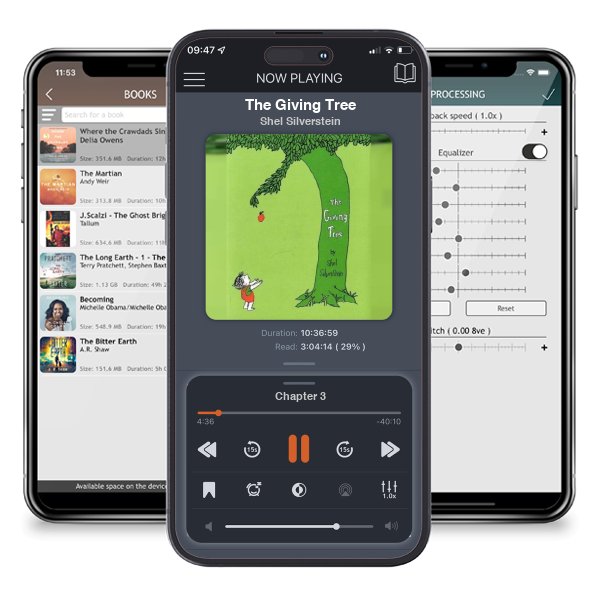 Download fo free audiobook The Giving Tree by Shel Silverstein and listen anywhere on your iOS devices in the ListenBook app.