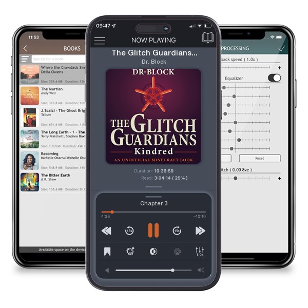Download fo free audiobook The Glitch Guardians - Kindred by Dr. Block and listen anywhere on your iOS devices in the ListenBook app.