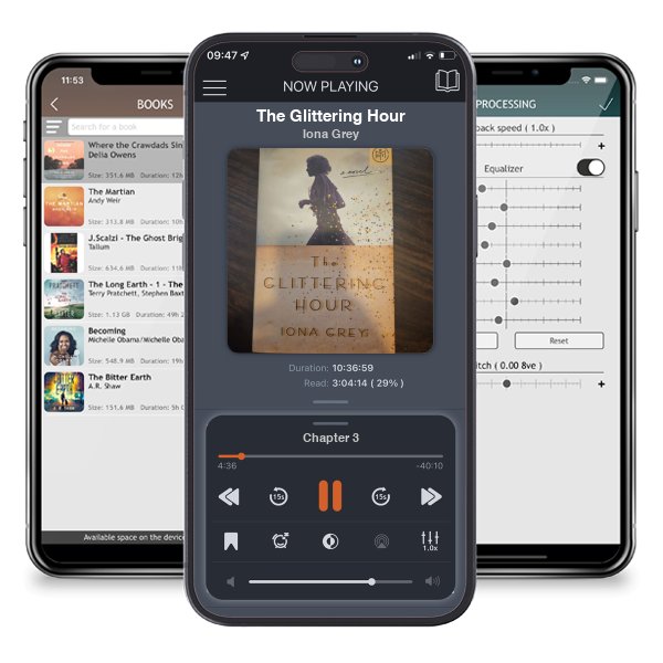 Download fo free audiobook The Glittering Hour by Iona Grey and listen anywhere on your iOS devices in the ListenBook app.