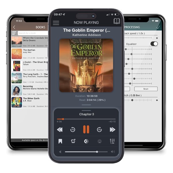 Download fo free audiobook The Goblin Emperor (The Chronicles of Osreth, #1) by Katherine Addison and listen anywhere on your iOS devices in the ListenBook app.