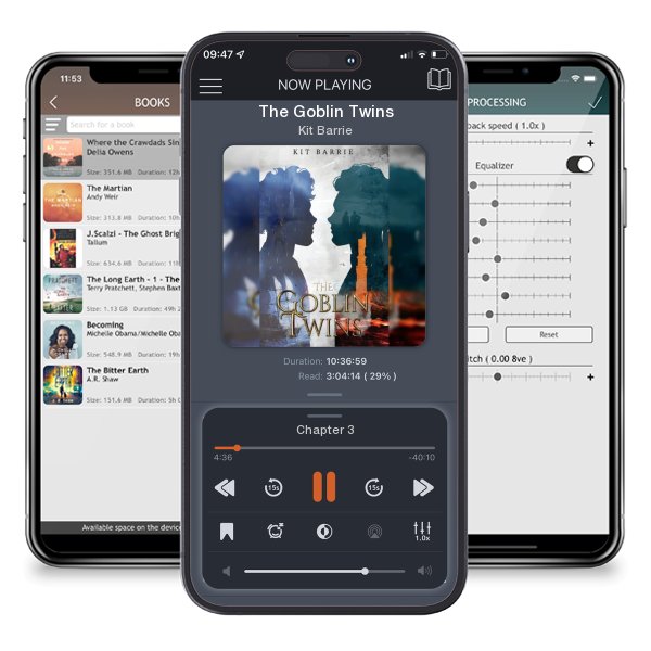 Download fo free audiobook The Goblin Twins by Kit Barrie and listen anywhere on your iOS devices in the ListenBook app.
