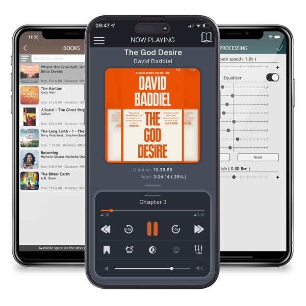 Download fo free audiobook The God Desire by David Baddiel and listen anywhere on your iOS devices in the ListenBook app.
