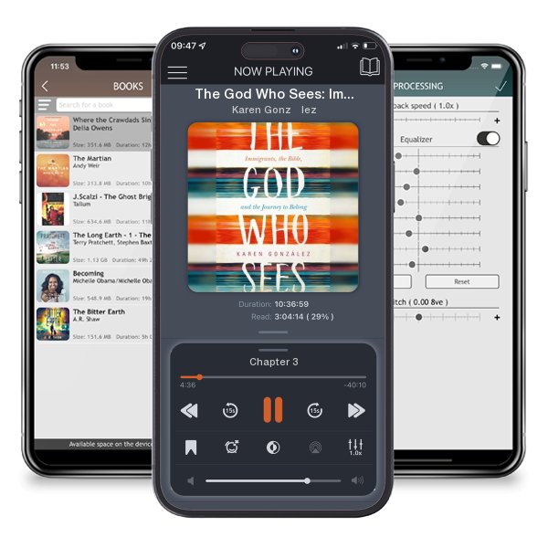 Download fo free audiobook The God Who Sees: Immigrants, the Bible, and the Journey to... by Karen González and listen anywhere on your iOS devices in the ListenBook app.