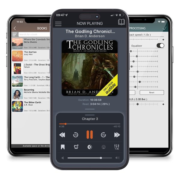 Download fo free audiobook The Godling Chronicles: Of Gods and Elves, Book 2 by Brian D. Anderson and listen anywhere on your iOS devices in the ListenBook app.