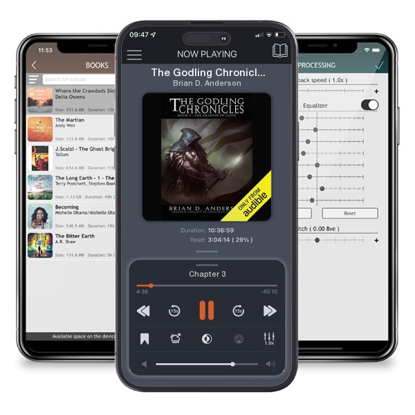 Download fo free audiobook The Godling Chronicles: The Shadow of Gods, Book 3 by Brian D. Anderson and listen anywhere on your iOS devices in the ListenBook app.