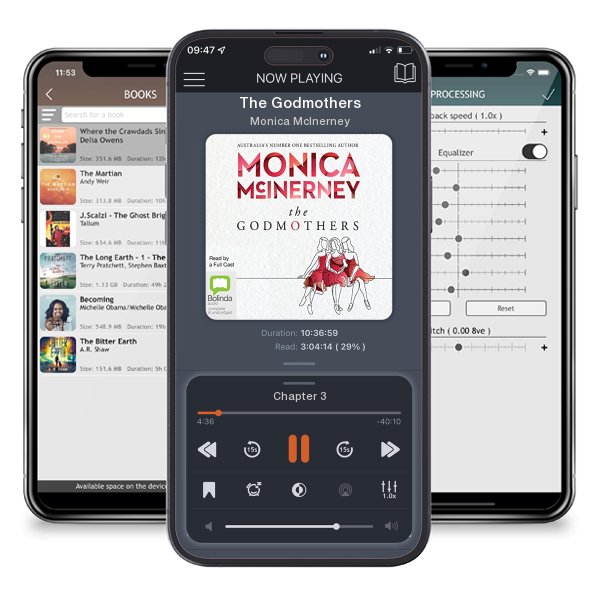 Download fo free audiobook The Godmothers by Monica McInerney and listen anywhere on your iOS devices in the ListenBook app.