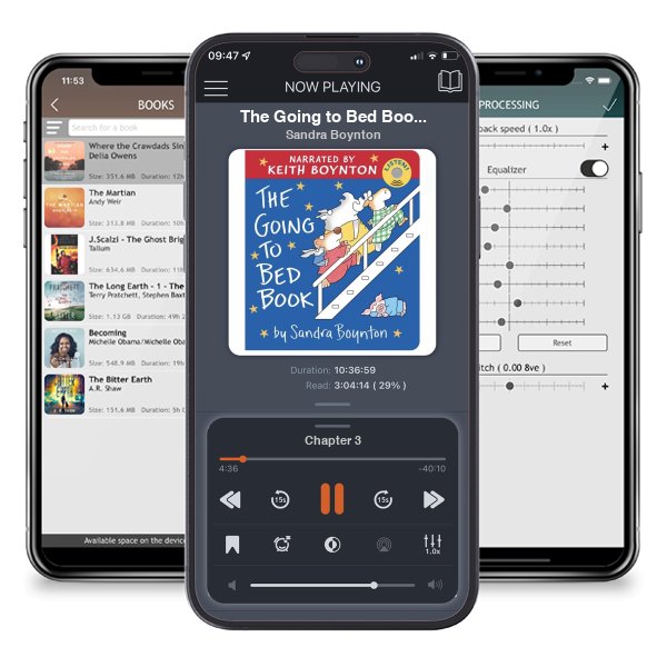 Download fo free audiobook The Going to Bed Book (Sound Book) by Sandra Boynton and listen anywhere on your iOS devices in the ListenBook app.