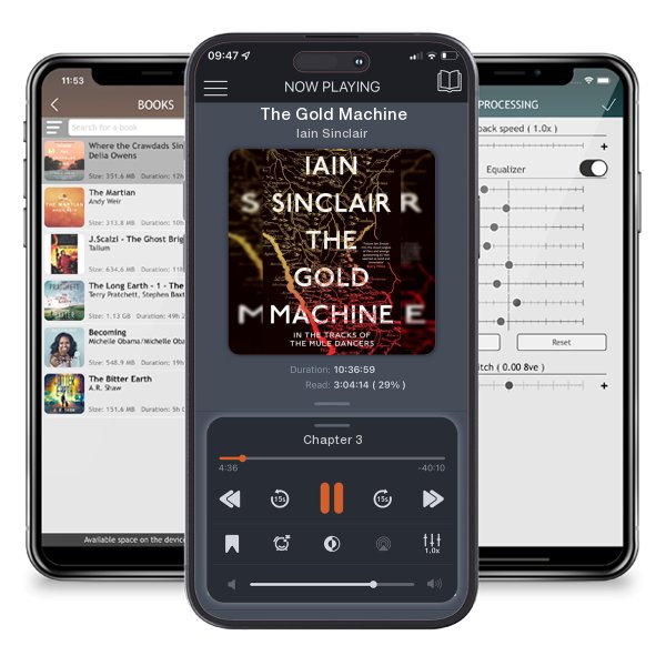 Download fo free audiobook The Gold Machine by Iain Sinclair and listen anywhere on your iOS devices in the ListenBook app.