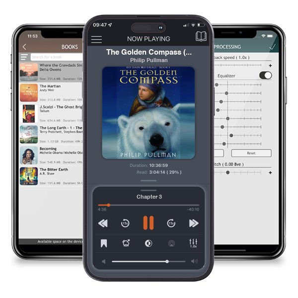 Download fo free audiobook The Golden Compass (His Dark Materials, #1) by Philip Pullman and listen anywhere on your iOS devices in the ListenBook app.