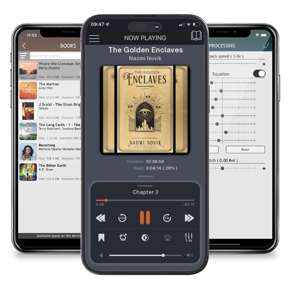 Download fo free audiobook The Golden Enclaves by Naomi Novik and listen anywhere on your iOS devices in the ListenBook app.