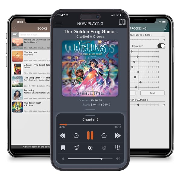 Download fo free audiobook The Golden Frog Games (Witchlings 2) by Claribel A Ortega and listen anywhere on your iOS devices in the ListenBook app.