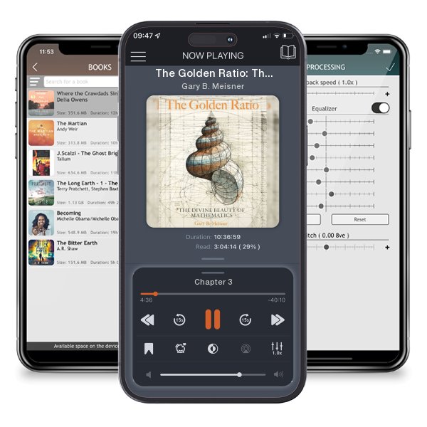 Download fo free audiobook The Golden Ratio: The Divine Beauty of Mathematics by Gary B. Meisner and listen anywhere on your iOS devices in the ListenBook app.