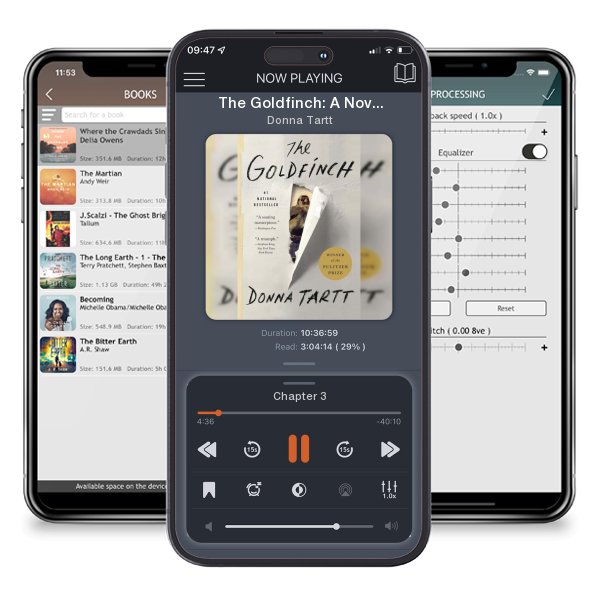 Download fo free audiobook The Goldfinch: A Novel (Pulitzer Prize for Fiction) by Donna Tartt and listen anywhere on your iOS devices in the ListenBook app.