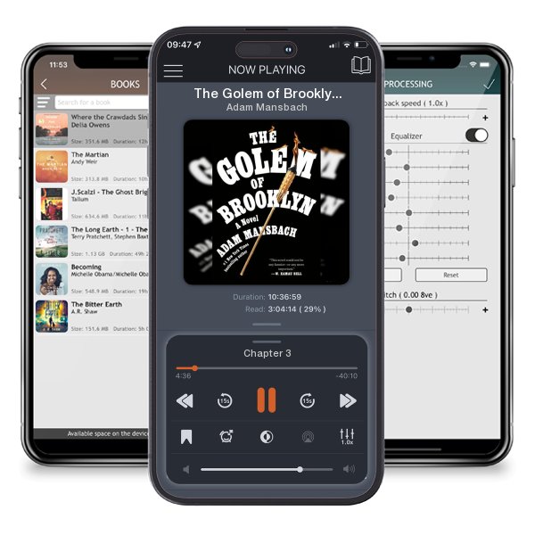 Download fo free audiobook The Golem of Brooklyn by Adam Mansbach and listen anywhere on your iOS devices in the ListenBook app.