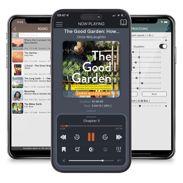 Download fo free audiobook The Good Garden: How to Nurture Pollinators, Soil, Native Wildlife, and Healthy Food—All in Your Own Backyard by Chris McLaughlin and listen anywhere on your iOS devices in the ListenBook app.