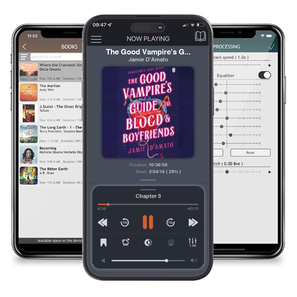 Download fo free audiobook The Good Vampire\'s Guide To Blood And Boyfriends by Jamie D\'Amato and listen anywhere on your iOS devices in the ListenBook app.