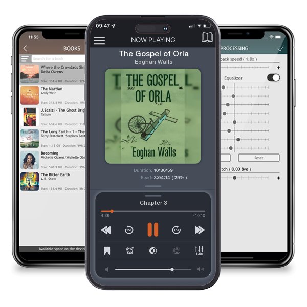 Download fo free audiobook The Gospel of Orla by Eoghan Walls and listen anywhere on your iOS devices in the ListenBook app.