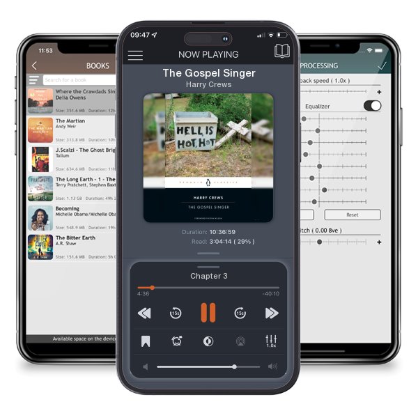 Download fo free audiobook The Gospel Singer by Harry Crews and listen anywhere on your iOS devices in the ListenBook app.