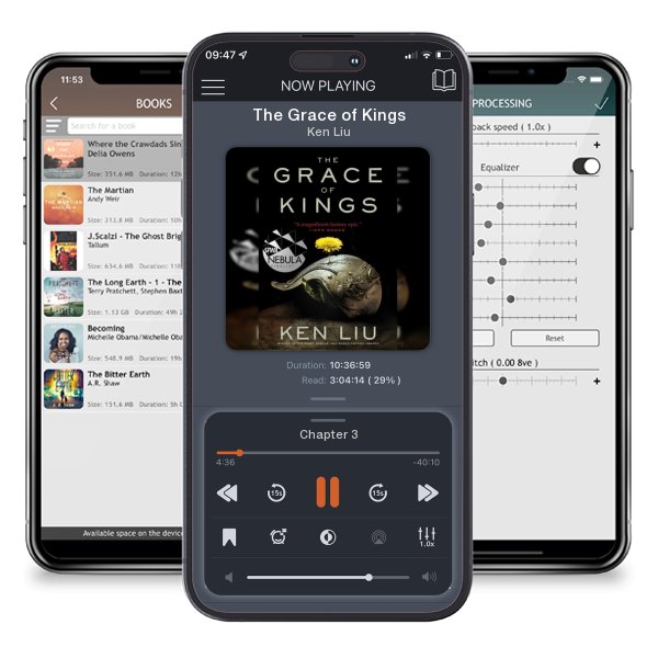 Download fo free audiobook The Grace of Kings by Ken Liu and listen anywhere on your iOS devices in the ListenBook app.