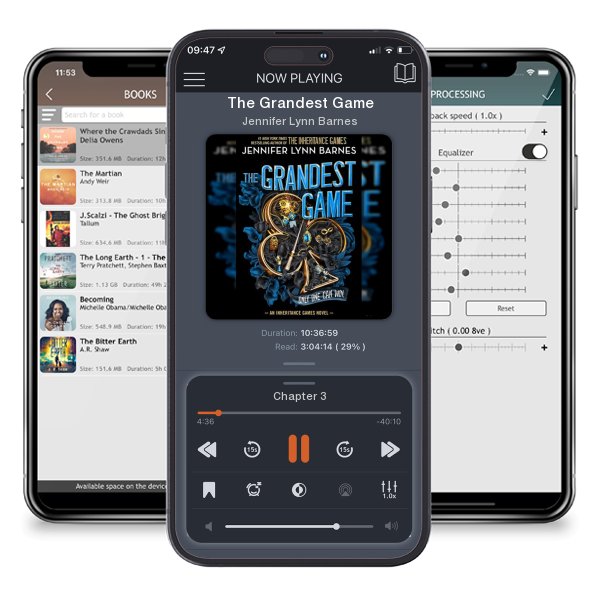 Download fo free audiobook The Grandest Game by Jennifer Lynn Barnes and listen anywhere on your iOS devices in the ListenBook app.