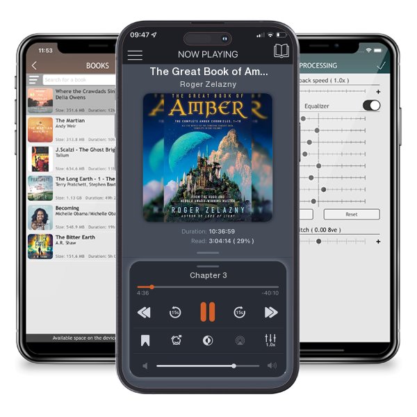 Download fo free audiobook The Great Book of Amber: The Complete Amber Chronicles, 1-10 by Roger Zelazny and listen anywhere on your iOS devices in the ListenBook app.