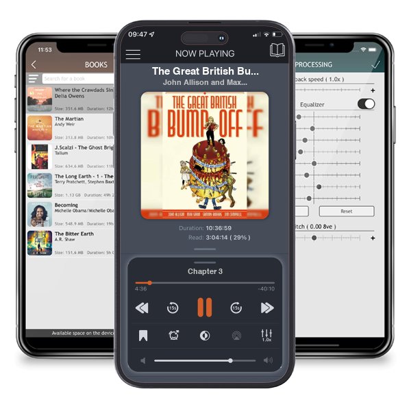 Download fo free audiobook The Great British Bump-Off by John Allison and Max Sarin and listen anywhere on your iOS devices in the ListenBook app.