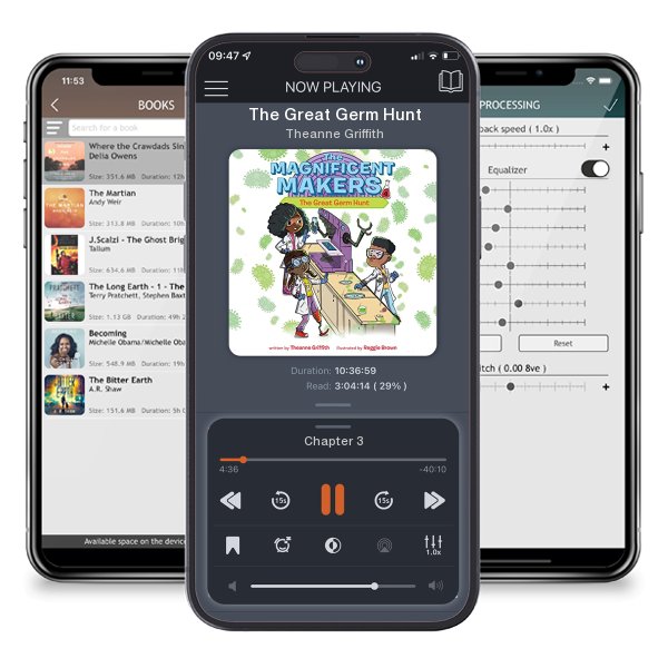 Download fo free audiobook The Great Germ Hunt by Theanne Griffith and listen anywhere on your iOS devices in the ListenBook app.