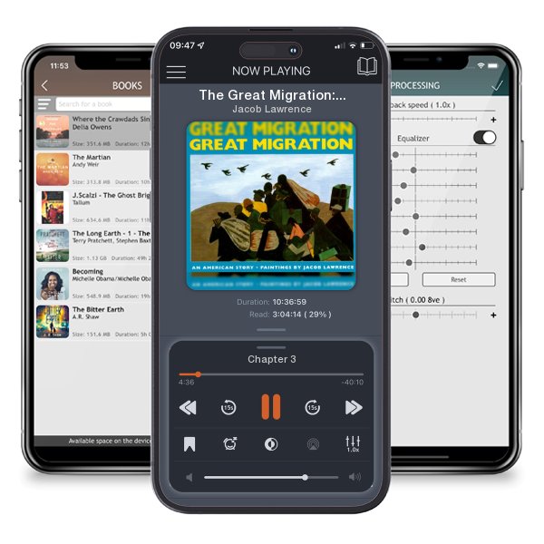 Download fo free audiobook The Great Migration: An American Story by Jacob Lawrence and listen anywhere on your iOS devices in the ListenBook app.
