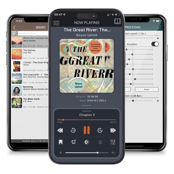 Download fo free audiobook The Great River: The Making and Unmaking of the Mississippi by Boyce Upholt and listen anywhere on your iOS devices in the ListenBook app.