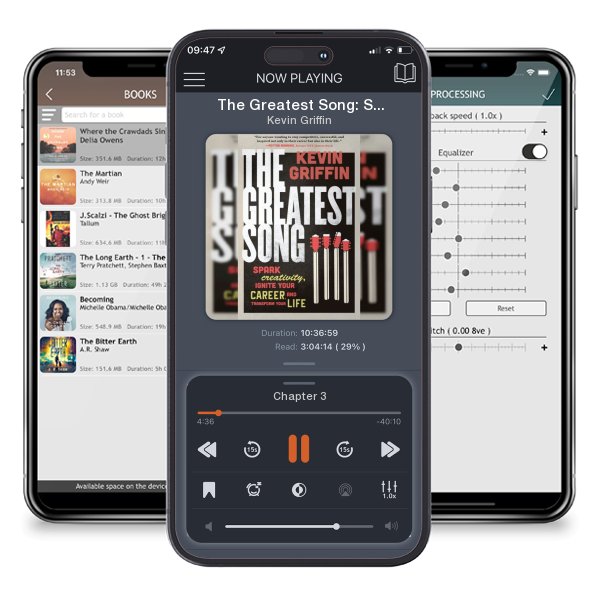 Download fo free audiobook The Greatest Song: Spark Creativity, Ignite Your Career, and... by Kevin Griffin and listen anywhere on your iOS devices in the ListenBook app.