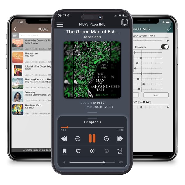 Download fo free audiobook The Green Man of Eshwood Hall by Jacob Kerr and listen anywhere on your iOS devices in the ListenBook app.