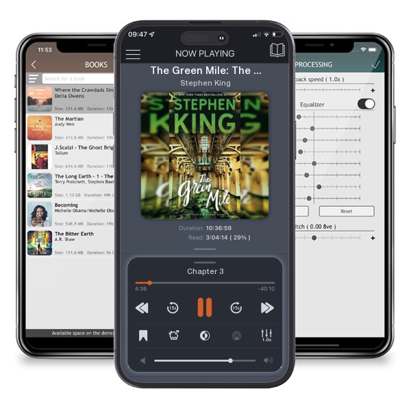 Download fo free audiobook The Green Mile: The Complete Serial Novel by Stephen King and listen anywhere on your iOS devices in the ListenBook app.