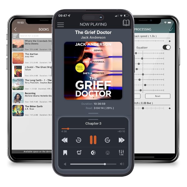 Download fo free audiobook The Grief Doctor by Jack Anderson and listen anywhere on your iOS devices in the ListenBook app.