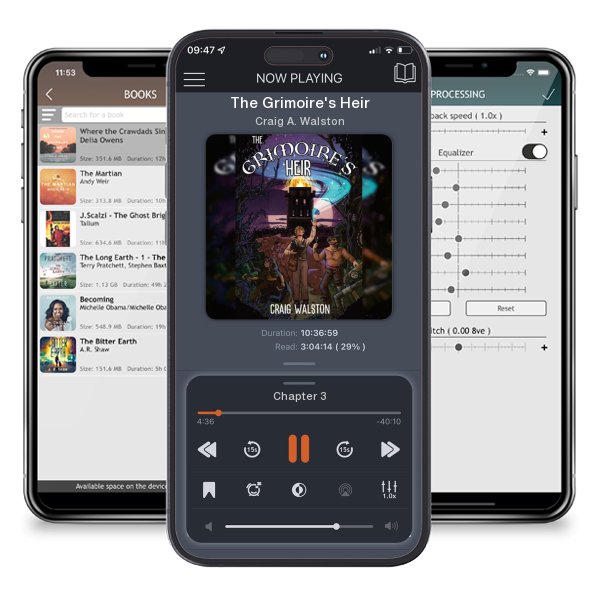 Download fo free audiobook The Grimoire's Heir by Craig A. Walston and listen anywhere on your iOS devices in the ListenBook app.