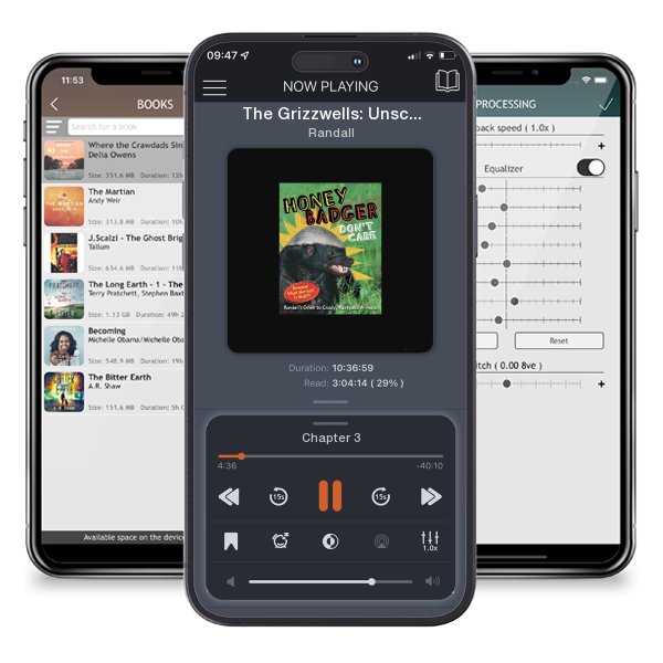 Download fo free audiobook The Grizzwells: Unscripted by Randall and listen anywhere on your iOS devices in the ListenBook app.