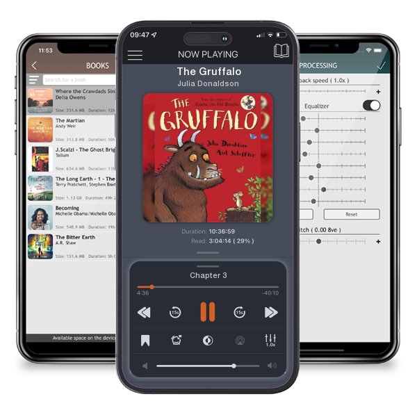 Download fo free audiobook The Gruffalo by Julia Donaldson and listen anywhere on your iOS devices in the ListenBook app.