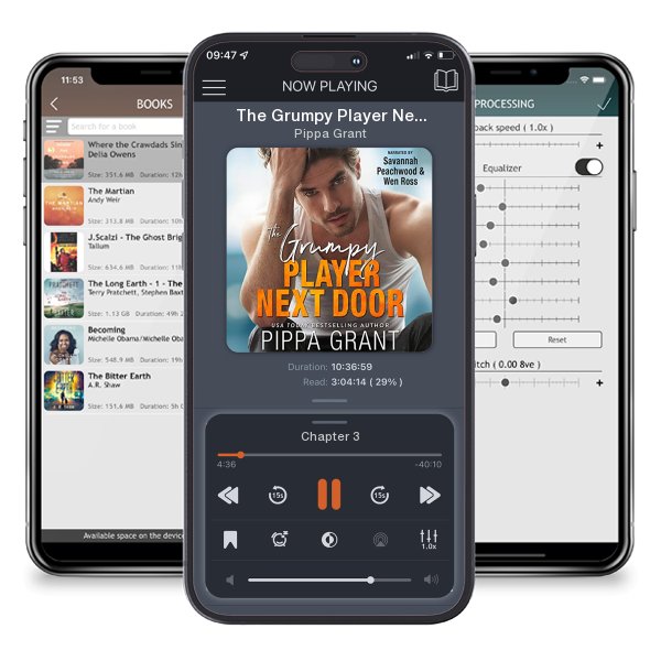 Download fo free audiobook The Grumpy Player Next Door by Pippa Grant and listen anywhere on your iOS devices in the ListenBook app.