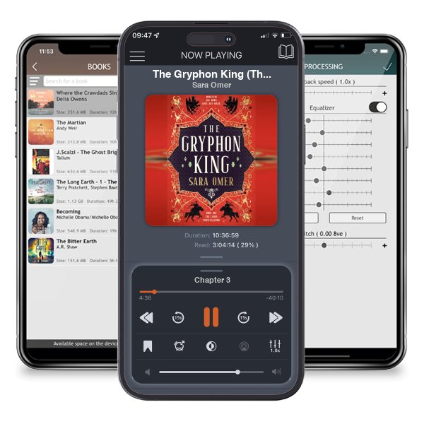 Download fo free audiobook The Gryphon King (The Chaos Constellation, #1) by Sara Omer and listen anywhere on your iOS devices in the ListenBook app.