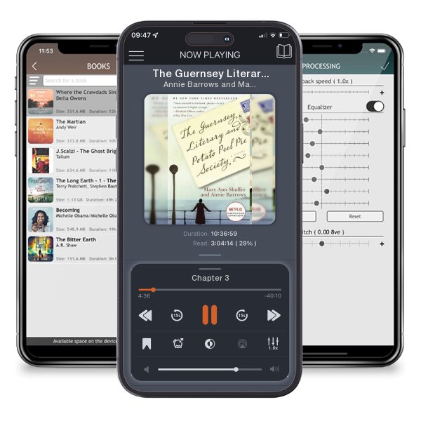 Download fo free audiobook The Guernsey Literary and Potato Peel Pie Society by Annie Barrows and Mary Ann Shaffer and listen anywhere on your iOS devices in the ListenBook app.