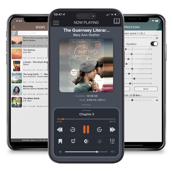 Download fo free audiobook The Guernsey Literary and Potato Peel Pie Society by Mary Ann Shaffer and listen anywhere on your iOS devices in the ListenBook app.