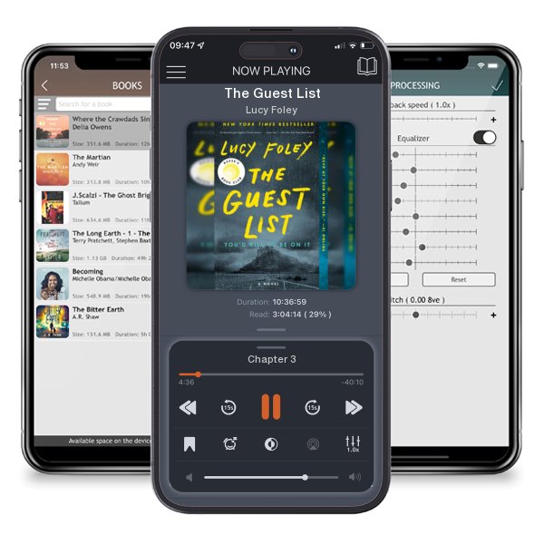 Download fo free audiobook The Guest List by Lucy Foley and listen anywhere on your iOS devices in the ListenBook app.