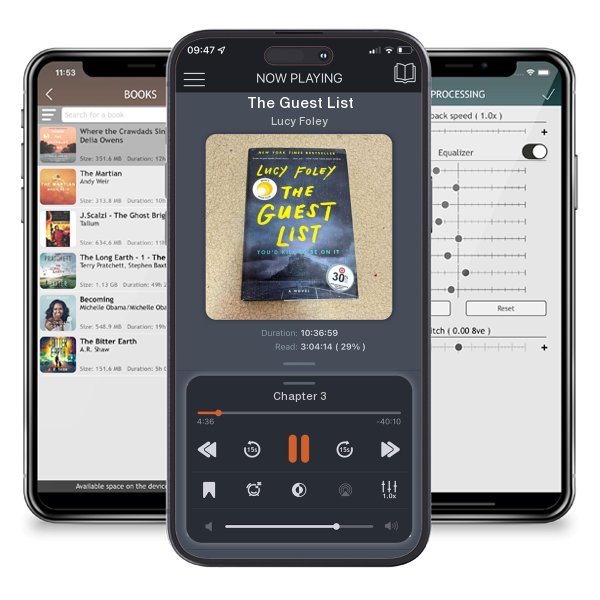 Download fo free audiobook The Guest List by Lucy Foley and listen anywhere on your iOS devices in the ListenBook app.