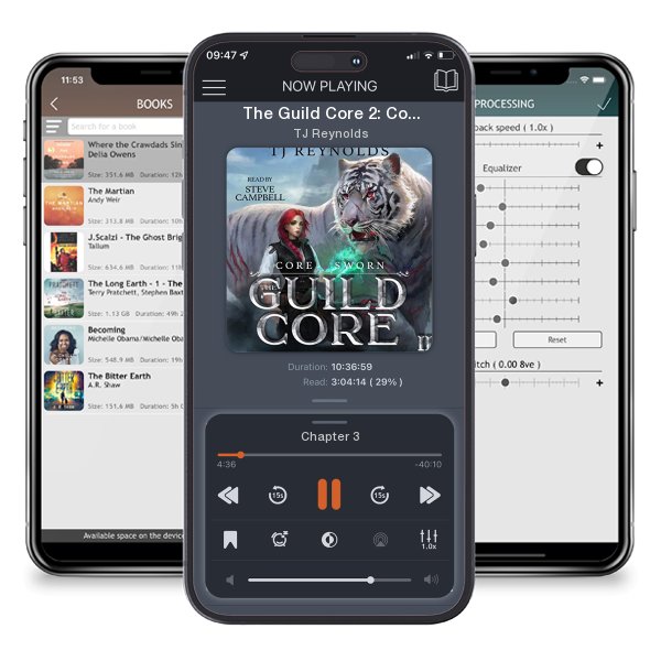 Download fo free audiobook The Guild Core 2: Core Sworn by TJ Reynolds and listen anywhere on your iOS devices in the ListenBook app.