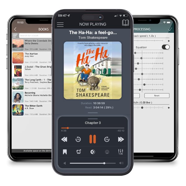 Download fo free audiobook The Ha-Ha: a feel-good comedy of friends reunited by Tom Shakespeare and listen anywhere on your iOS devices in the ListenBook app.